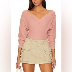 NWOT FREE PEOPLE × Intimately Lovin This Feeling Bodysuit in Smoke Rose. Size M